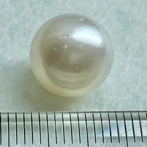 ☆南洋白蝶真珠10.070ct☆O◎ 約11.1×11.2mm ルース 裸石 宝石 south sea pearl 真珠 DC0/DC0 テDE0 w4 A73