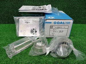 未使用品 GOAL ゴール 取付可能扉厚 38~40.5mm ドアハンドル錠 V-LDKJB 5 11 【5】