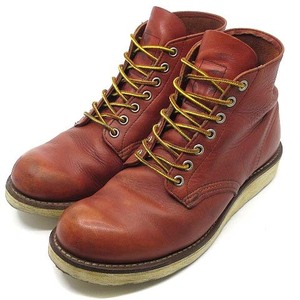 レッドウィング REDWING 09年 6インチ クラシック ラウンド プレーントゥ ブーツ 8166 オロラセット 8D 約26cm USA製 メンズ