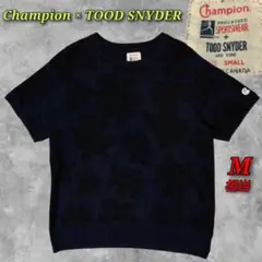 TODDSNYDER×Champion ハイビスカス柄半袖スウェット