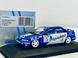 【送料無料】1/43 Minichamps Ford Mondeoフォード モンデオ クラス2 #5 N.Mansell マンセルToca Shootout Donington 1993