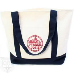 トレーダージョーズ TRADER JOES REUSABLE COTTON TOTE BAG BR-719