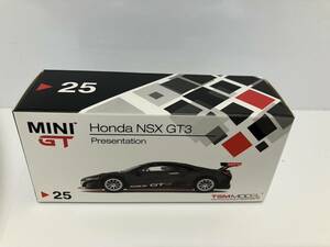 U-687　中古品◇1/64 Honda NSX GT3 プレゼンテーション MINI GTシリーズ ミニカー