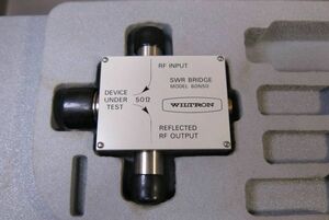 Witron ウィルトロンAnritsu 60NF50 SWR BRIDGE 5MHz to 2000MHz 46db