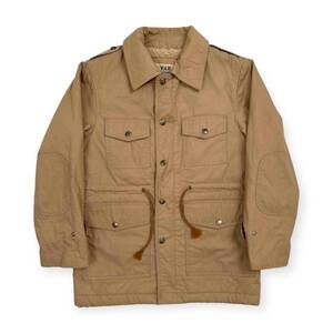 VAN JAC ヴァンヂャケット BOYS 裏ボア エルボーパッチ サファリコート boys M 165-81/ベージュ/70s 80s vintage