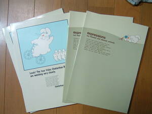 昭和レトロ SONY CREATIVE PRODUCTS INC. ノート２種（ウサギ・ネコ）各2冊 合計4冊セット 未使用デッドストック品 1970～80年代