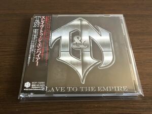 「スレイヴ・トゥ・ジ・エンパイアー」T&N 日本盤 通常盤 IECP-10260 帯付属 Slave To The Empire George Lynch Jeff Pilson Mick Brown