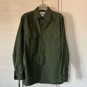 WTAPS WMILL-LS 02 コットンサテン シャツ ミリタリー