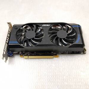 【中古パーツ】MSI N560GTX-M2D1GD5 MiniHDMI/DVI グラフィックポード /ビデオカード PCI-E ■XK206-2