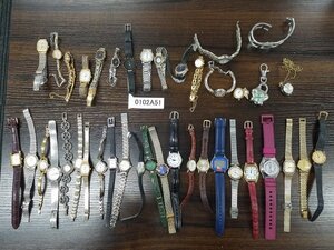 0102A51　腕時計　ジャンク品　おまとめ40点　QUARTZ　CASIO、CITIZEN など ※動作未確認