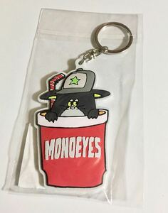 MONOEYES モノアイズ ラバー キーホルダー ネコ 赤 バンド グッズ