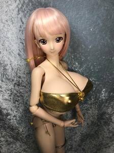 即決！！☆銀猫Plus☆ Doll用 マンモ６０張乳,６０垂乳　共通サイズ＋ＤＤ～ＤＤdy、 バンドゥビキニセット　ゴールド
