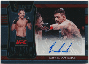 Rafael Dos Anjos UFC 2022 Panini Select Octagon Action Signature Auto 直筆サイン オート ラファエル・ドス・アンジョス