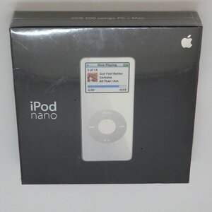 1円【未使用】Apple アップル/iPod nano white 2GB 第一世代 A1137/PA115J/A/41