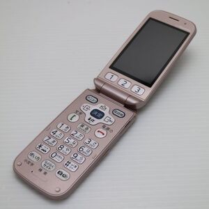 超美品 F-08C ピンク 即日発送 DoCoMo ガラケー FUJITSU らくらくホン 本体 白ロム あすつく 土日祝発送OK