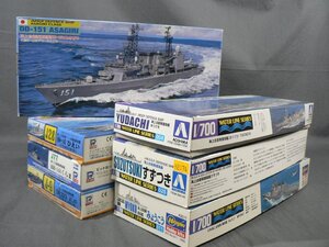 0P2D1-336　［未組立/プラモデル］　海上自衛隊護衛艦 7種セット　ゆうだち/あさぎり/ひえい/くらま/よしの/すずつき/みょうこう　アオシマ