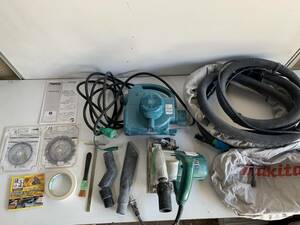 Nu352◆集じん機◆HITACHI/日立工機 100㎜ 集じん丸のこ C4YB makita/マキタ 小型集じん機 450 集塵機 粉塵機 ホース 工具 道具 動作品