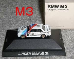 BMW別注 1/87BMW M3(E30) LINDER 18号 DTM リンダー