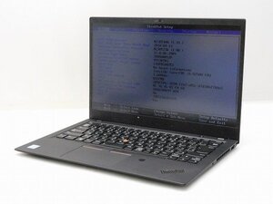 【1円スタート】Lenovo ThinkPad X1 Carbon 6th 20KGA00SJP Core i5 8250U 1.6Ghz 8GB 14インチ OSなし BIOSのみ