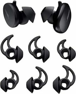 ブラック A-Pcas イヤーピース イヤーチップ Bose Sport Earbuds用 Bose QuietComfor