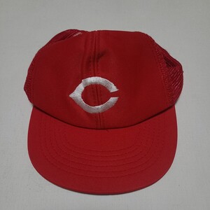 80s 台湾製 シンシナティ レッズ Cincinnati Reds メッシュキャップ サイズM/L MLB メジャーリーグ