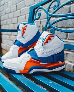 国内未発売 【us13】 EWING パトリック ユーイング CONCEPT コンセプト USA正規品 バッシュ NBA スニーカー31cm オールドスクール 白 青