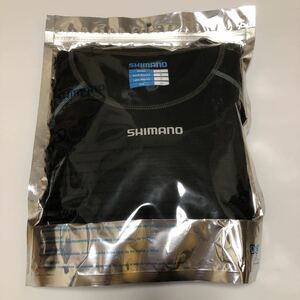 【090新品未使用】 シマノ SHIMANO サーマル アンダーウェア ロングスリーブ 長袖 男性用 サイズXL ブラック