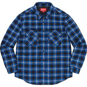 【新品未使用】 19AW 20 新品 SUPREME シュプリーム ARC LOGO QUILTED FLANNEL SHIRT チェックシャツ 即決早い者勝ち