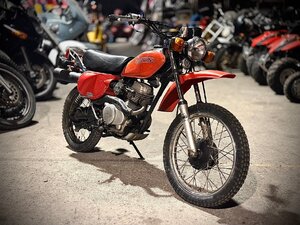 ●超希少! エンジン実働! HONDA ホンダ XL50 AD03 走行15387km 1980年モデル 書類付き 50㏄ 原付 オフロード モトクロス 札幌発