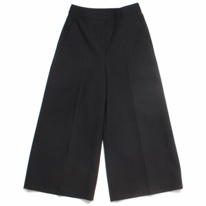 23AW Theory Tailor Stretch 2 Wide Crop Pant EH クロップドパンツ 定価31,900円 size00 ブラック 01-3406400 セオリー