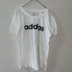 adidas❤️アディダス❤️Lサイズ❤️白Tシャツ❤️ホワイト❤️綿100%❤️半袖❤️夏服