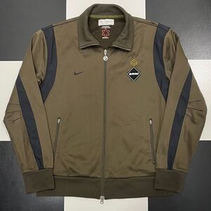 【735】 初期 ブリストル ナイキ トラック ジャケット L ジャージ NIKE BRISTOL FCRB ロゴ logo jacket カーキ オリーブ