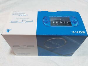新品同様　バイブラント ブルー　PSP-3000　液晶画面は、完全に無傷、ヤケ無し　ほとんど未使用に近い　付属品も綺麗な美品　全7点セット