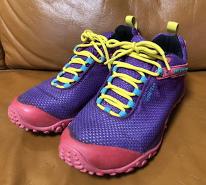 [中古良品] MERRELL メレル NORTH FACE トレッキングシューズ 25.5cm US7.5 0510 J588724