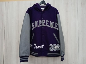 Supreme シュプリーム スタジャン 22FW King Fooded Varsity J XLサイズ パープル