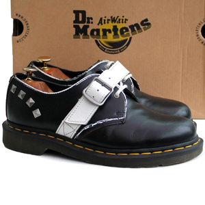 Dr.MARTENS ドクターマーチン★ZAMBELLO STUD UK7-26 3ホールシューズ ストラップ スタッズ オックスフォード 3EYE SHOE fk i-652