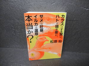 カラスはずる賢い、ハトは頭が悪い、サメは狂暴、イルカは温厚って本当か？ [ヤマケイ文庫] 松原 始　　11/2539