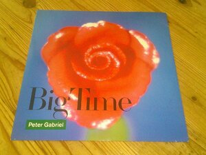 LP：PETER GABRIEL BIG TIME ピーター・ガブリエル：UK盤