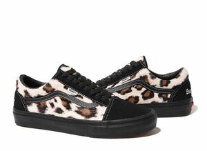 Supreme Vans Leopard Old Skool "Black" 30cm SUP-VANS-23FW-OS