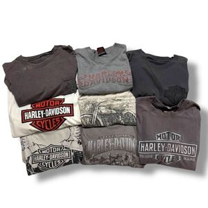 Harley-Davidson ハーレーダビッドソン USA古着卸 半袖 Tシャツ 8着 まとめ セット