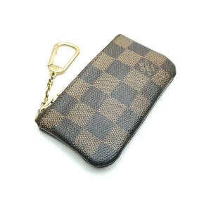 コインケース　ルイヴィトン　LOUISVUITTON　小銭入れ　ダミエ　ポシェットクレ　キーフック　メモ４