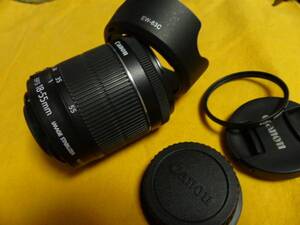 EF-S STM 18-55㎜F3.5-5.6 IS EW-63Cフード付