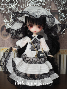 【little anne＆1063】Ghost dress set Light ハルモニアシリーズサイズお洋服 Harmonia series Harmonia bloom