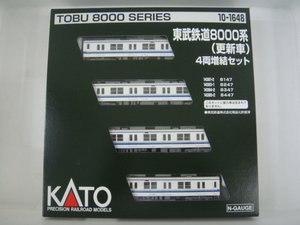 KATO 10-1648 東武鉄道 8000系 更新車 4両増結セット Nゲージ