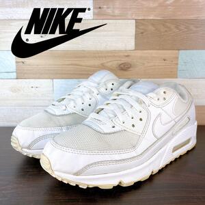 NIKE AIR MAX 90 ナイキ エア マックス90 メンズシューズ ホワイト ホワイト ウルフグレイ 25cm U10172 CN8490-100