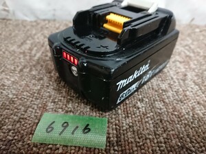 6916レタパ マキタ 18v 純正品 リチウムイオンバッテリ BL1860B ヒコーキ 雪マーク makita Li-ion バッテリー 電動工具 ツール