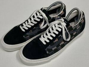 激レア!! VANS OLD SKOOL 黒 スエード チェック US13 (31cm) AnaheimFactoryCollection オールドスクール バンズ アメリカ企画限定!!