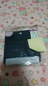 〇♪0930☆未使用・保管品☆授乳口付き長袖ハイネック　マタニティＴシャツ　濃青Lサイズ②