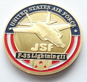 【説明文必読】アメリカ合衆国 空軍 F-35 US AIR FORCE コイン メダル