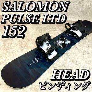 SALOMON PULSE LTD 152 ビンディング HEAD Mサイズスノボー スノーボード 